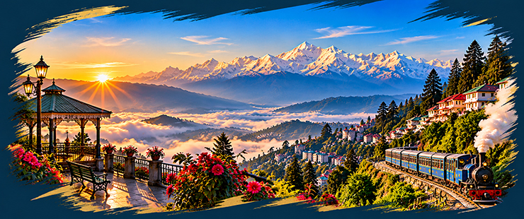 Darjeeling 2N 3D car rental package